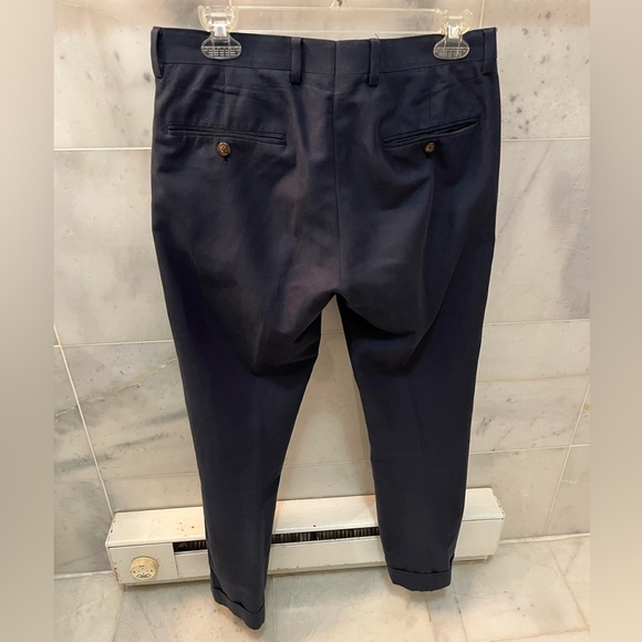 J.Crew navy linen trousers, by Baird McNutt, size 28 - Picture 2 of 5